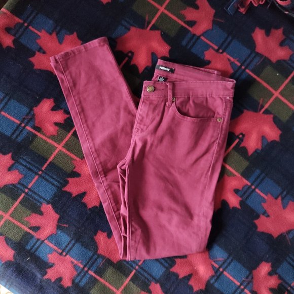 Premise Raspberry Coloured Skinny Jeans - Picture 3 of 8